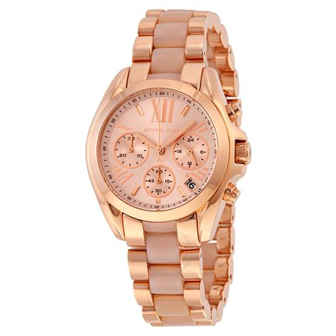 michael kors rose gold watch ladies|rose gold mk smart watch.